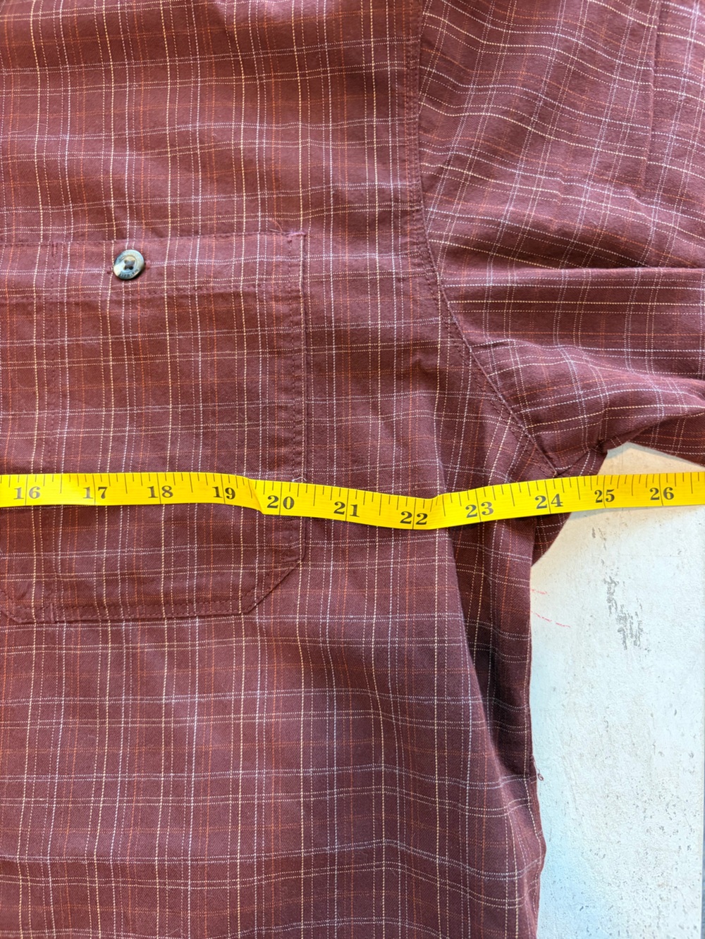 Columbia Sportswear Men’s XL Brick Red Plaid 100% Cotton Button Down Shirt NWOT - Picture 7 of 8